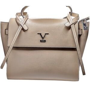Vintage Versace 1969 Handbag Leather Beige Medium